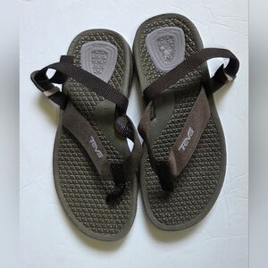 Teva Women's Outdoor Hiking Athletic Strappy Sandals Size 8 Brown/Purple